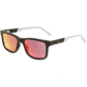 Earth Wood Tide Sunglasses, Ebony Frame, Red/Yellow Lenses, ESG009BR