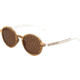 Earth Wood Toco Sunglasses, Apple Wood Frame, Brown Lens, Polarized, One Size, ESG051AG