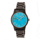 Earth Wood Tuckahoe Marble-Dial Bracelet Watch, Multicolor/Black ETHEW4805