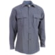 Elbeco Textrop2 Zippered Long Sleeve Polyester Shirt - Men's, French Blue, 15 in, 33 in, Z319N+15-33