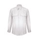 Elbeco Textrop2 Zippered Long Sleeve Polyester Shirt - Men's, White, 175 in, 33 in, Z310N-175-33