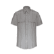 Elbeco TexTrop2 Zippered Short Sleeve Polyester Shirt - Mens, 18.5 in, Gray, Z3311N-18.5