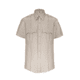 Elbeco TexTrop2 Zippered Short Sleeve Polyester Shirt - Mens, 15.5 in, Silver Tan, Z3312N-15.5