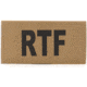 Eleven 10 2x4 Med Id Patch, Black - E10-7001-RTF-CYT/BLK