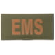 Eleven 10 2x4 Med Id Patch, Brown - E10-7001-EMS-RGR/BRN