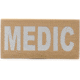 Eleven 10 2x4 Med Id Patch, Silver Reflective - E10-7001-MEDIC-CYT/REF