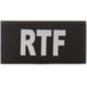 Eleven 10 2x4 Med Id Patch, Silver Reflective - E10-7001-RTF-BLK/REF