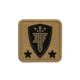 Elite Force PVC Helmet Patch,Tan 2211155