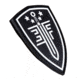 Elite Force PVC Shield Patch, Black, 2211157