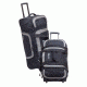 Elite Survival Systems Travel Prone Check-Mate Rolling Gear Bag, Black/Gray 6010-B