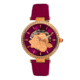 Empress Anne Automatic Semi-Skeleton Leather-Band Watch, Hot Pink, One Size, EMPEM3105
