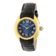 Empress Anoinette Automatic Mother-Of-Pearl Leather-Band Watch w/Date, Gold/Black, Standard EMPEM1404