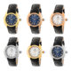 Empress Anoinette Automatic Mother-Of-Pearl Leather-Band Watch w/Date