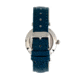 Empress Edith Semi-Skeleton Leather-Band Watch, Blue, One Size, EMPEM3303