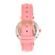 Empress Edith Semi-Skeleton Leather-Band Watch, Pink, One Size, EMPEM3306