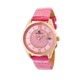 Empress Messalina MOP Leather-Band Watch w/Date, Pink, EMPEM2405