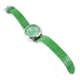 Empress Messalina MOP Leather-Band Watch w/Date, Green, EMPEM2402