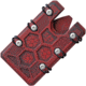EOS 2.5 Wallet Cerakote, 3.63in X 2.25in, 25 Cards, Red Black Cerakote, EOS011
