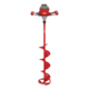 Eskimo E40 Steel Ice Auger Complete, Red, 8-Inch, 45750