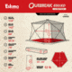 Eskimo Ice Shelter Outbreak 650 XD Plaid, Red/Black, 5-7 Person, 44650