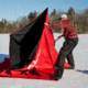 Eskimo Ice Shelter Quickfish 6 Insulated, Red/Black, 6 Person, 36150