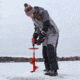 Eskimo Pistol Bit 2.0, Drill-Adaptive Auger, 8-Inch, Centering Point, Red, 8-Inch, 45600