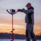 Eskimo Power Auger Extension, Red, 12-Inch, EXT12