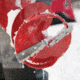 Eskimo Stingray Auger 33CC, Red/Black, 8 Inch, S33Q8