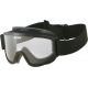 ESS Tactical XT Military Goggles, Black Frame, Clear Lens &amp; 40mm Strap 740-0243