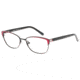 Exces Princess146 Eyeglasses, Women's, Black-Burgundy, 53-16-135, EXP146634