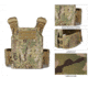 ExecDefense USA Tactical Plate Carrier, Multicam, Extra Large, PC-MC01-XL
