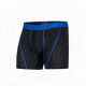 ExOfficio Give-N-Go Sport Mesh 6 Inch Boxer Brief Mens, Black/Royal, M, 12412336-9307-M
