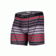 ExOfficio Give-N-Go Sport Mesh Print 6 Inch Boxer Brief Mens, Red Large Stripe, S, 12453043-7328-S
