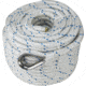 Extreme Max Boattector Double Braid Nylon Anchor Line With Thimble - 3/4in x 600, White w/ Blue Tracer, 3/4in x 600ft, 3006.2547