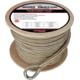 Extreme Max Boattector Premium Double Braid Nylon Anchor Line With Thimble - 5/8in, White &amp; Gold, 5/8in x 200ft, 3006.2273