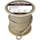 Extreme Max Boattector Premium Double Braid Nylon Anchor Line With Thimble - 5/8in, White &amp; Gold, 5/8in x 250ft, 3006.2276
