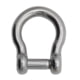 Extreme Max Boattector Stainless Steel Bow Shackle With No Snag Pin, 1/2in, 3006.8414