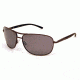 Extreme Optiks Conquer Sunglasses, Shiny Dark Gun Frame, Smoke with Silver Mirror Flash Lens, 10206337.FGX