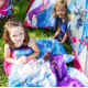 Exxel Outdoors Disney Frozen Sleeping Bag, Blue/Purple, 28x56in, D-2171FRZ9A