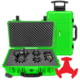 Eylar 22in Carry-On Roller Hard Case Equipped w/Ragar XP Crosslinked Foam Insert, Neon Green, SA00034-NGRN-RG-XP