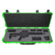 Eylar 44in Hard Rifle Case Equipped w/Ragar XP Crosslinked Foam Insert, Neon Green, SA00008-NGRN-RG-XP