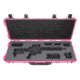 Eylar 44in Hard Rifle Case Equipped w/Ragar XP Crosslinked Foam Insert, Pink, SA00008-PNK-RG-XP