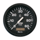 Faria Beede Instruments Euro Black 4" Tachometer w/Hourmeter - 6,000 RPM Gas - Inboard 54684