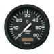 Faria Beede Instruments Euro Black 4" Tachometer w/Hourmeter - 6,000 RPM Gas - Inboard, 32832