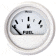Faria Beede Instruments White 2" Fuel Level Gauge E-1/2-F Dress 54668