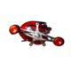 Favorite Fishing Absolute Casting Reel, 5+1BB, Right Hand, Red, ABS100NGR-RTL