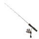 Favorite Fishing Army Ice Rod Combo, 28in, Medium Light, Black/Red, ARICE-281ML