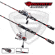 Favorite Fishing Army Spinning Combo, 6ft 6in, Medium, Black/Red, ARM662M10