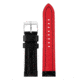 Luminox Black/Red Genuine Leather Strap 50C60154, black-red-genuine-leather-strap