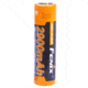 Fenix 18650 3.6V 2900mAh Protected Lithium Ion Li-ion Rechargeable Button-Top Battery, Orange/Black FENIX-ARB-L18-2900